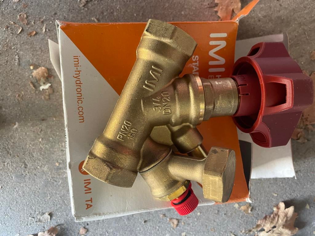 IMI Hydronic Engineering STAD messing ventiel, Ophalen of Verzenden, Nieuw, Koper, Overige typen