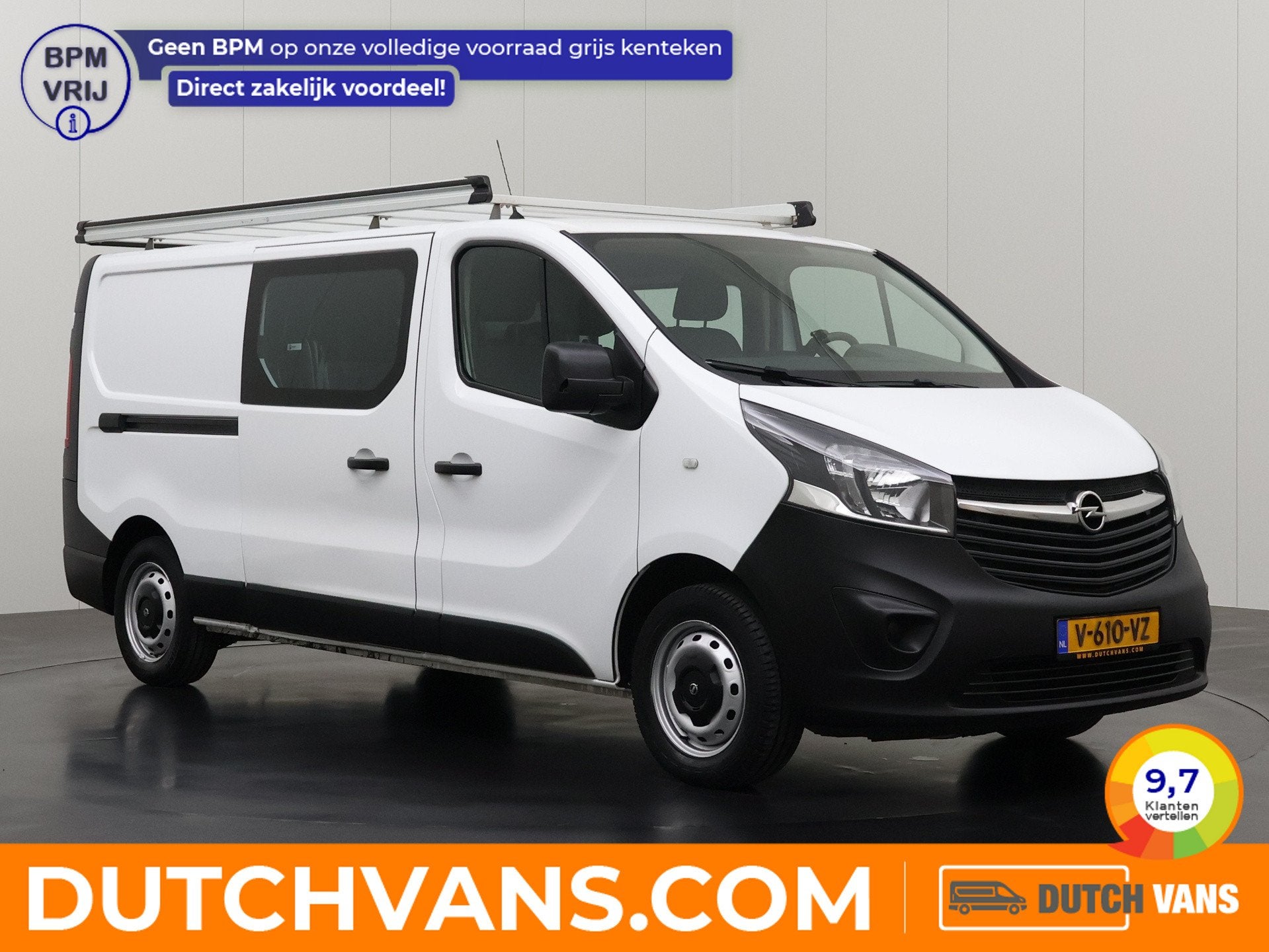 Opel Vivaro 1.6CDTI 120PK Lang Dubbele Cabine 6-Persoons | N, Auto's, Bestelauto's, Voorwielaandrijving, Gebruikt, Euro 6, 4 cilinders