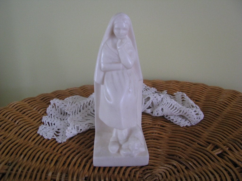 Jacques Hartmann ( 1908-1994 ) * Bernadette Soubirous + lam, Antiek en Kunst, Ophalen of Verzenden