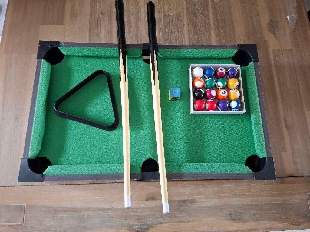 mini poolbiljart, Sport en Fitness, Ophalen of Verzenden, Nieuw, Pooltafel
