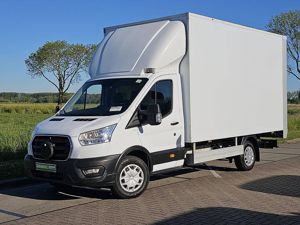 FORD TRANSIT 2.0 bakwagen laadklep!, Gebruikt, Euro 6, Elektrische buitenspiegels, Wit