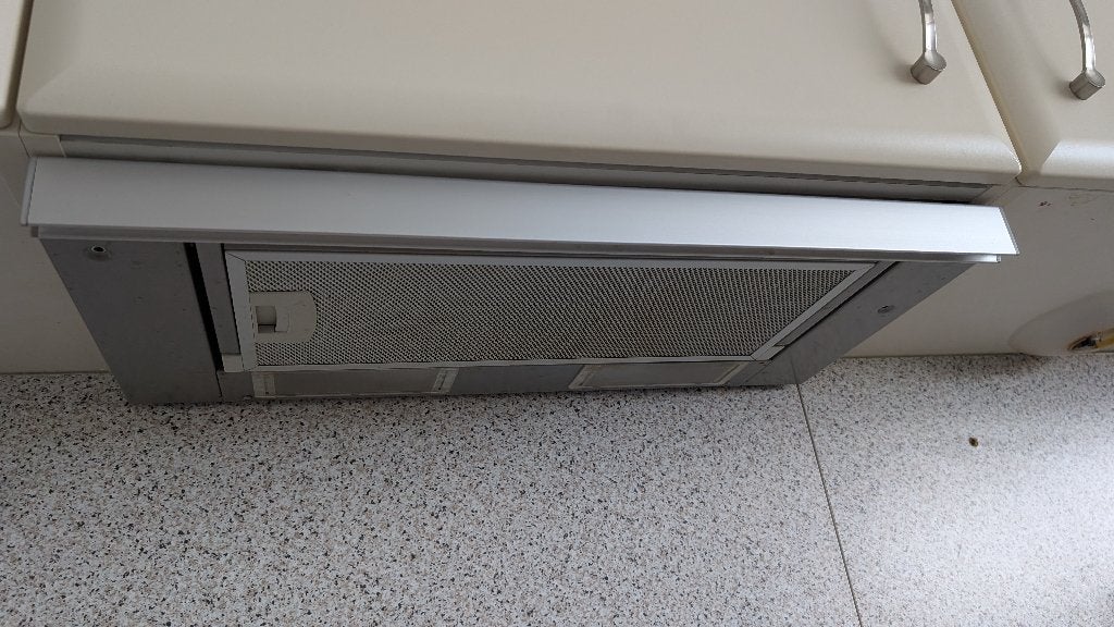 Afzuigkap, Ophalen, Gebruikt, Minder dan 200 m³ per uur, Onderbouw afzuigkap