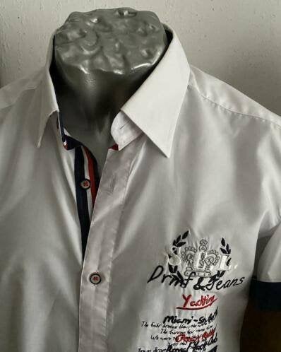 Overhemd van Doramafi mt 40, Kleding | Heren, Ophalen of Verzenden, Zo goed als nieuw, Overige kleuren, Halswijdte 39/40 (M)