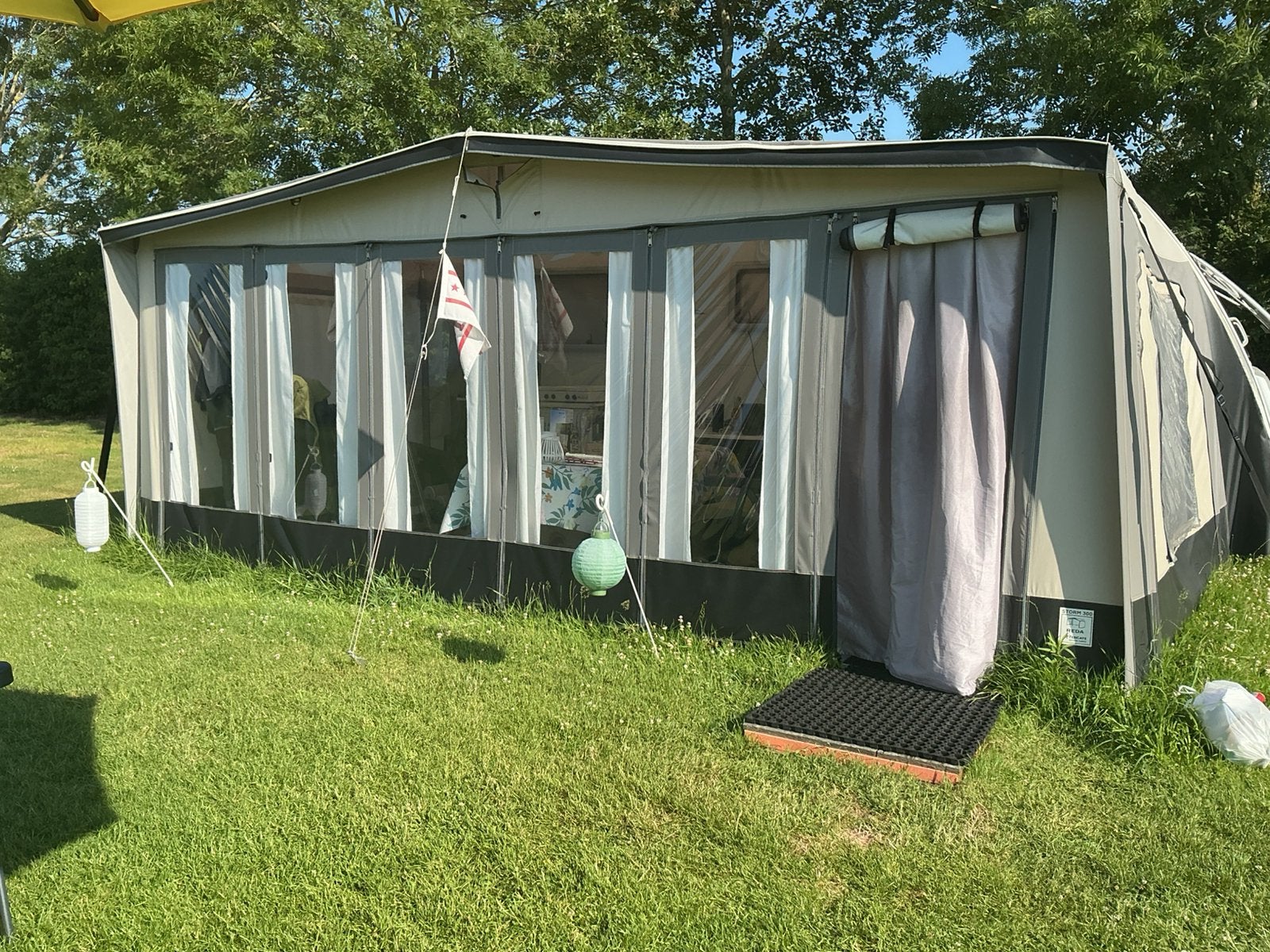 Gordijnen van de Reda Storm 300 voortent, Ophalen, Gebruikt