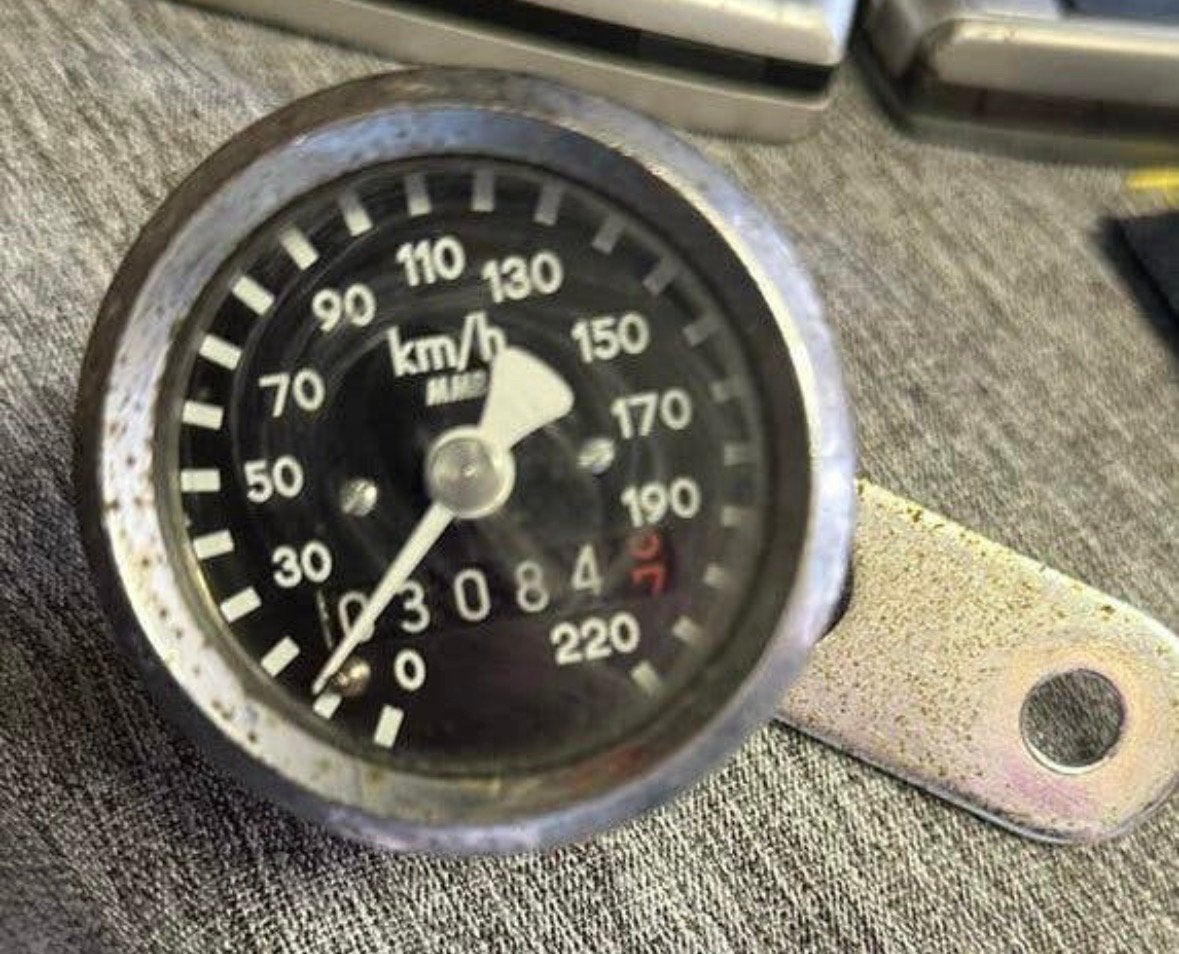 MMB Snelheidsmeter k=1,4 Made in Germany tot 220 km/hr, Motoren, Ophalen of Verzenden, Gebruikt