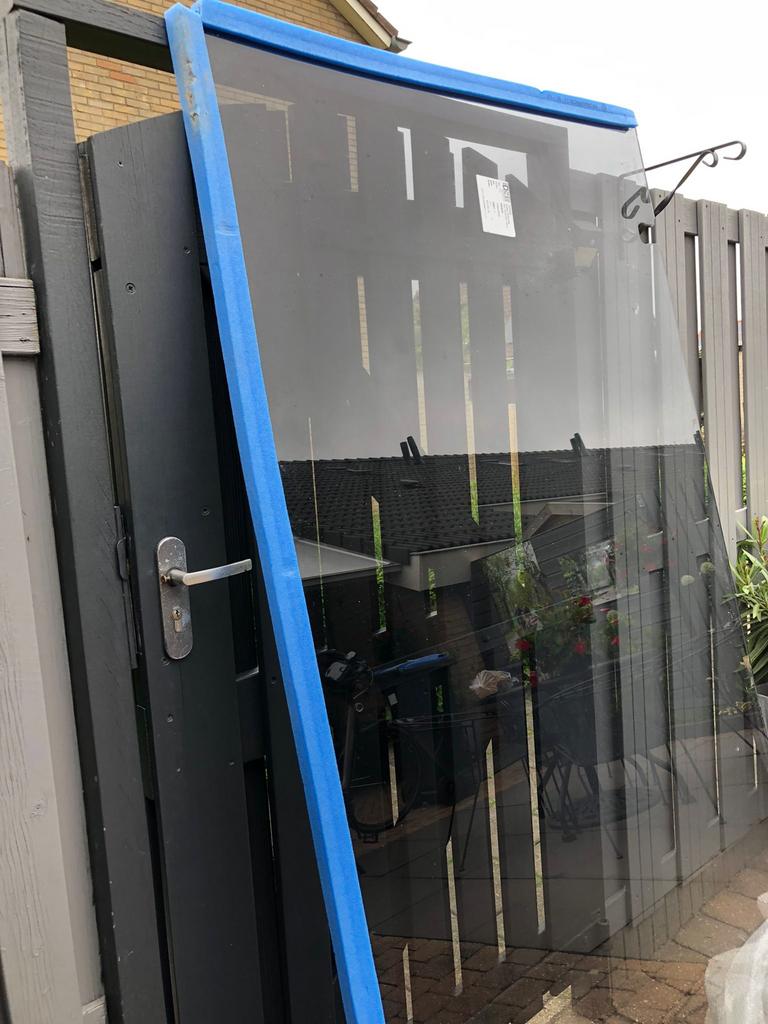 Nieuwe douche glaswand 100x200 cm, Doe-het-zelf en Verbouw, Glas en Ramen, 80 tot 120 cm, Nieuw, Ophalen of Verzenden, Glasplaat