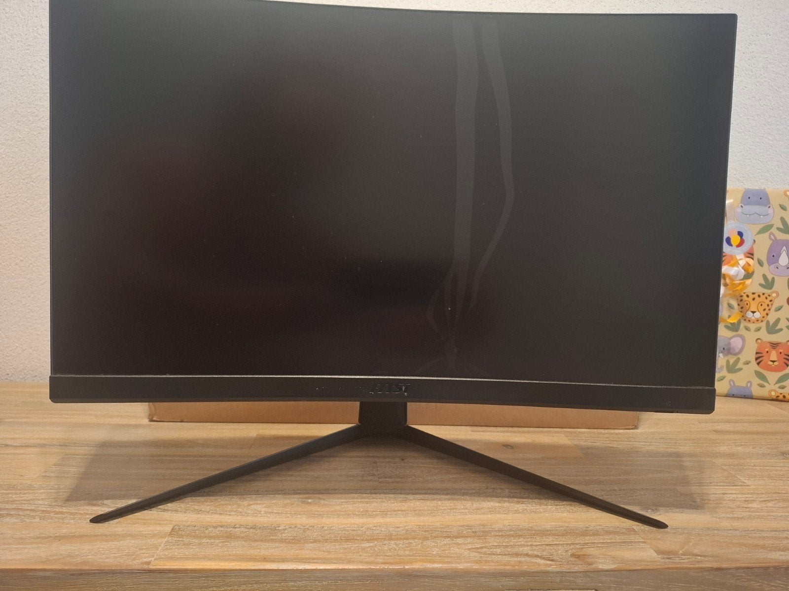 MSI optix G24C6 monitor met defect scherm, Computers en Software, Monitoren, Niet werkend, 101 t/m 150 Hz, HDMI, Gaming, Curved