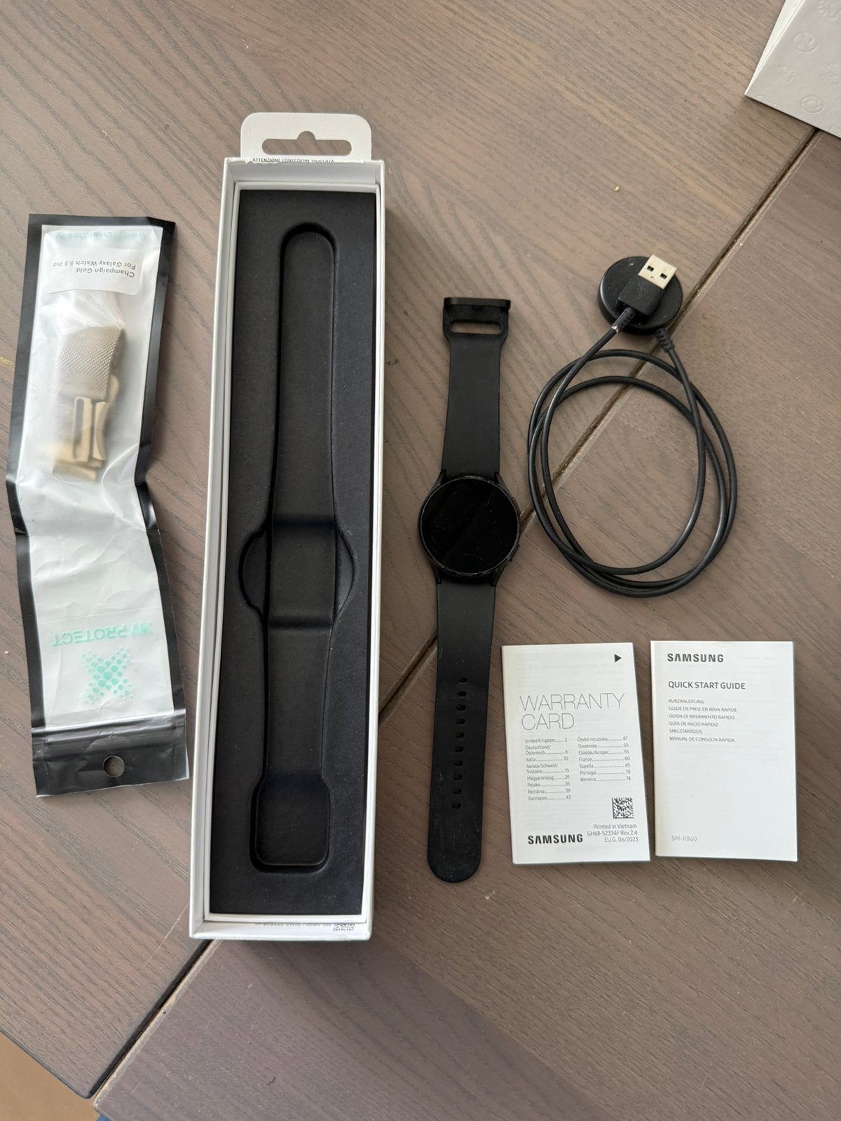 Samsung galaxy smartwatch 4, Telecommunicatie, Mobiele telefoons | Samsung, 128 GB, Ophalen of Verzenden, Zo goed als nieuw, Zwart