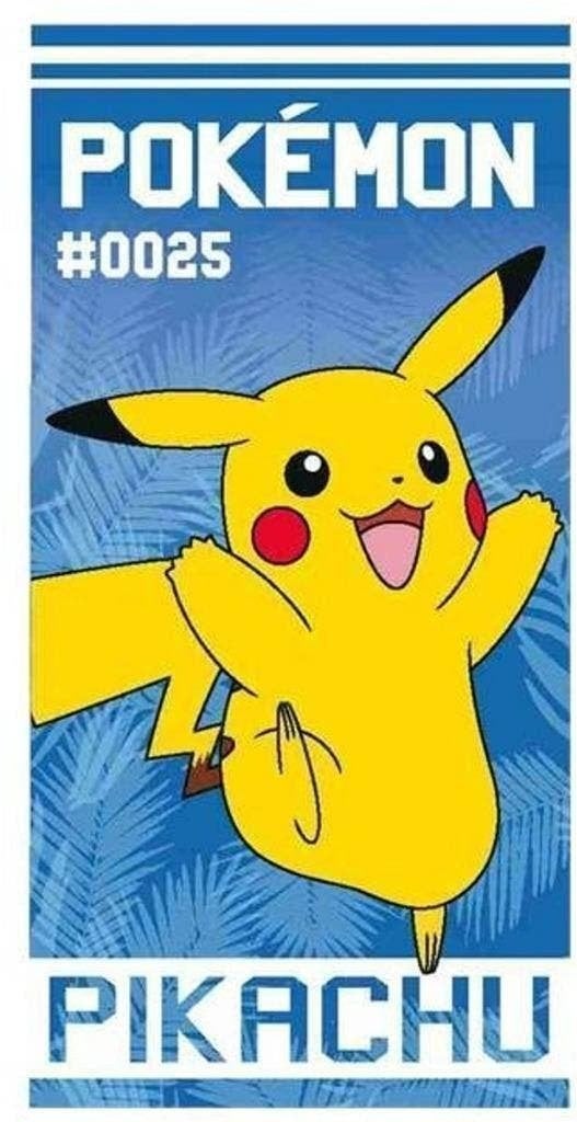 Pokemon Badlaken / Strandlaken - Pikachu - Katoen, Pokemon, One size, Nieuw, Ophalen of Verzenden