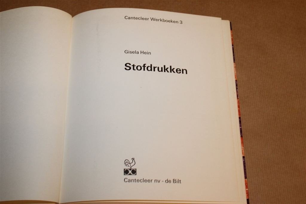 Stofdrukken — Handboek Textieldruk met Stempels en Roldruk, Ophalen of Verzenden, Gelezen, Overige onderwerpen