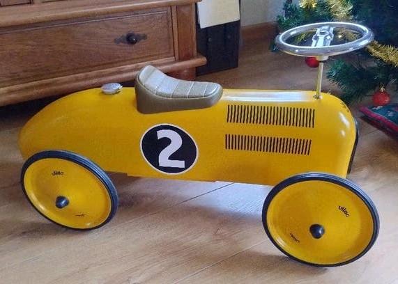Grote Klassieke sport loopauto Vilac 1911 volledig metaal, Ophalen, Zo goed als nieuw, Loopvoertuig