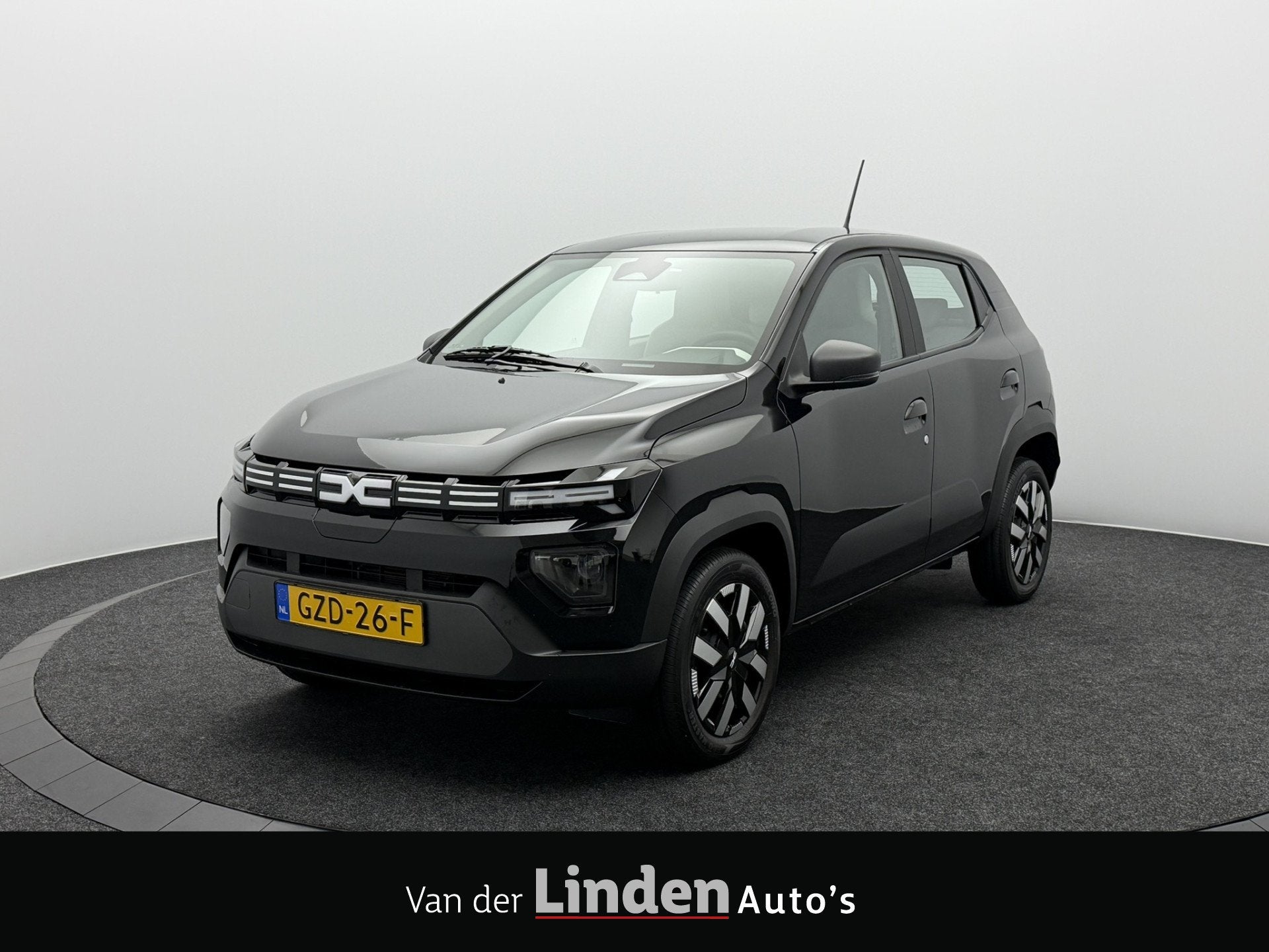 Dacia Spring Expression 65 26.8 kWh CCS SOH 96,5% | 5100 KM, Auto's, Dacia, Dealer onderhouden, Stof, Gebruikt, Zwart