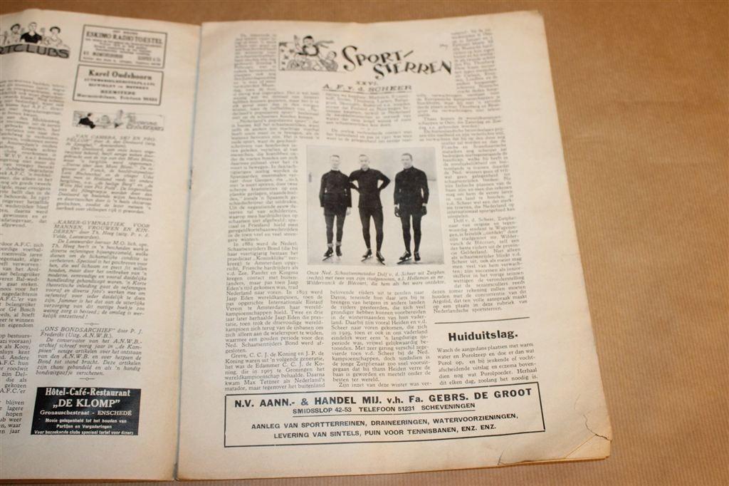 Revue der Sporten 1931 — Zeldzaam Voetbaltijdschrift, Ophalen of Verzenden, Gelezen, Watersport en Hengelsport