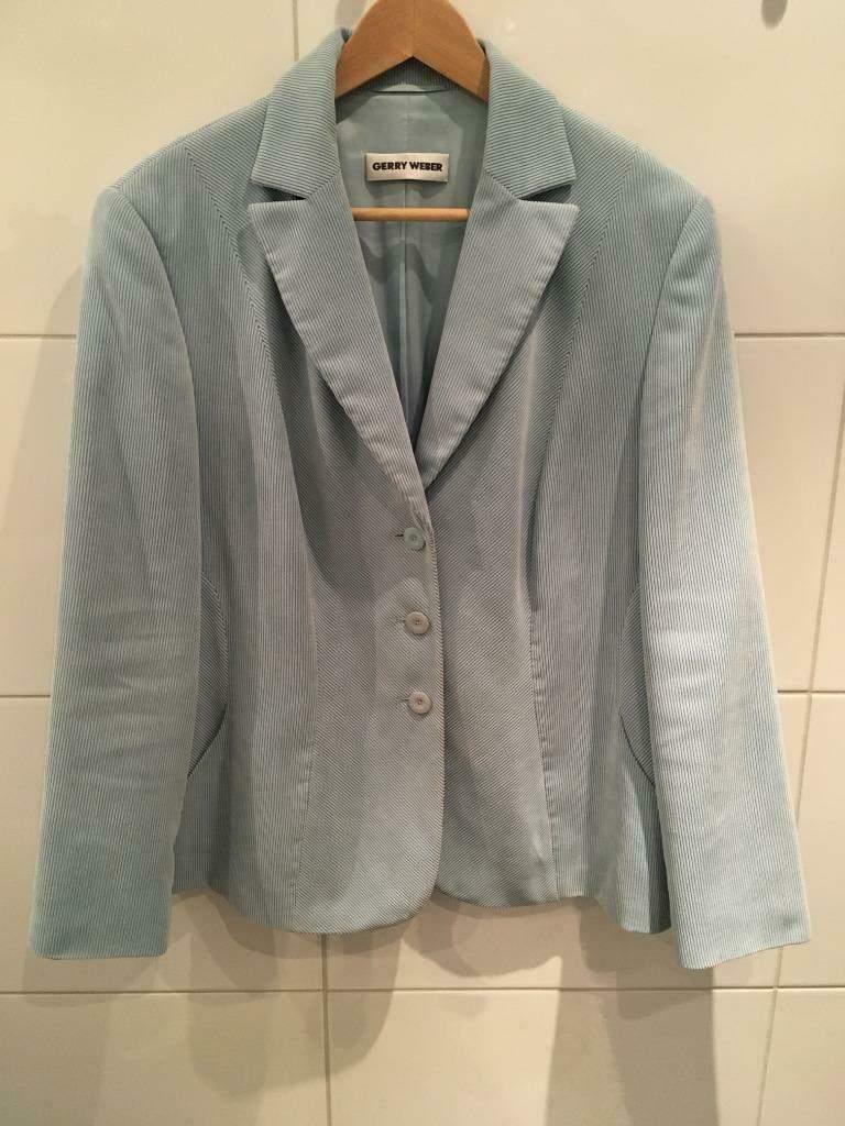 Prachtig Colbert van Gerry Weber mt 42 ZGAN, Blauw, Maat 42/44 (L), Ophalen of Verzenden, Zo goed als nieuw