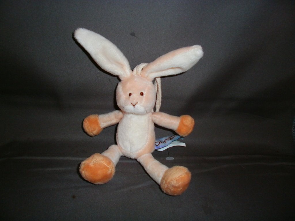 diinglisar konijn crème licht bruin witte buik velours 20 cm, Overige merken, Overige karakters, Ophalen of Verzenden, Wasbaar