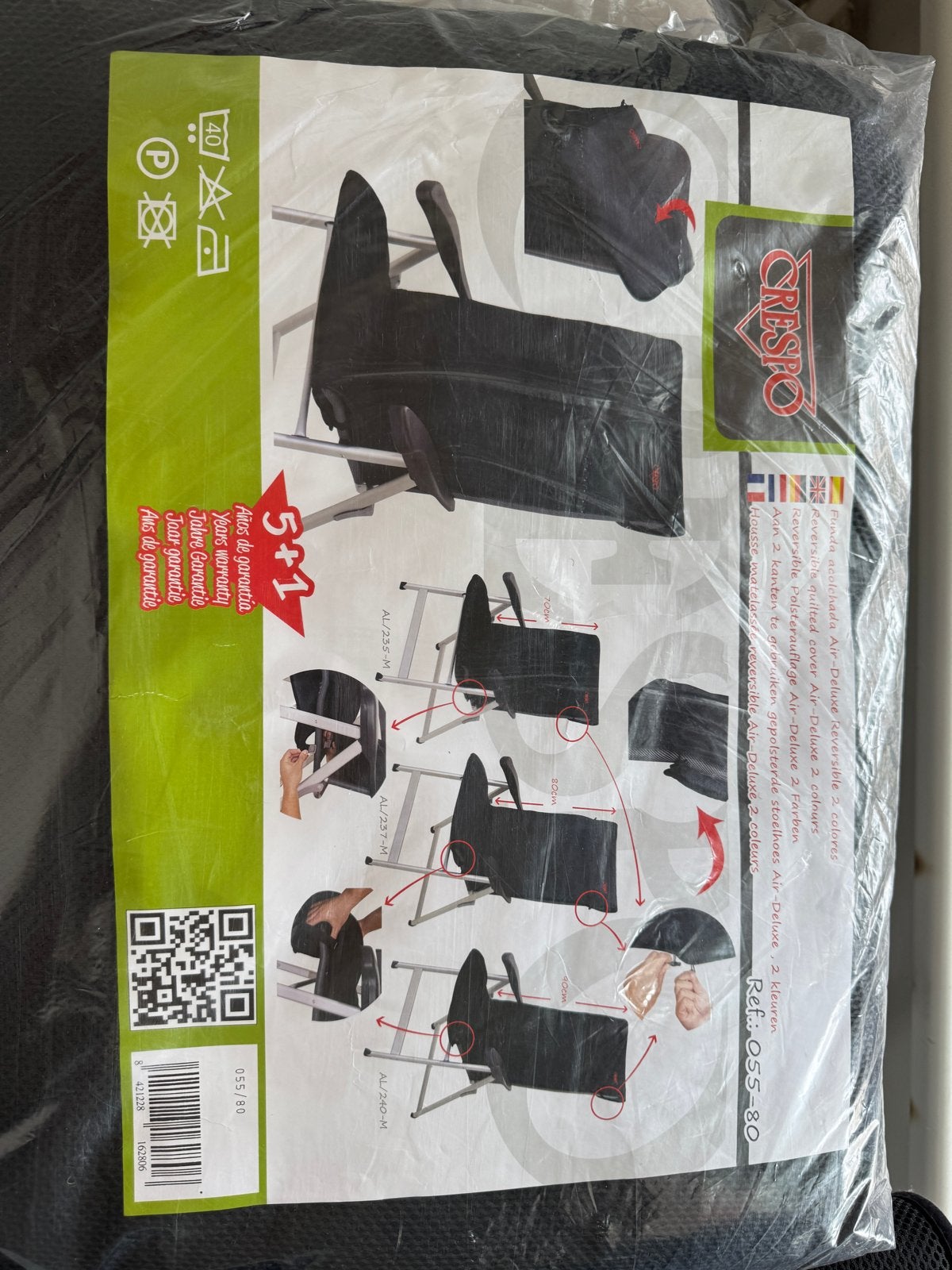Nieuwe Crespo Air-Deluxe stoelhoes (055-80) - Ongebruikt, Ophalen of Verzenden, Nieuw, Campingmeubel-accessoire