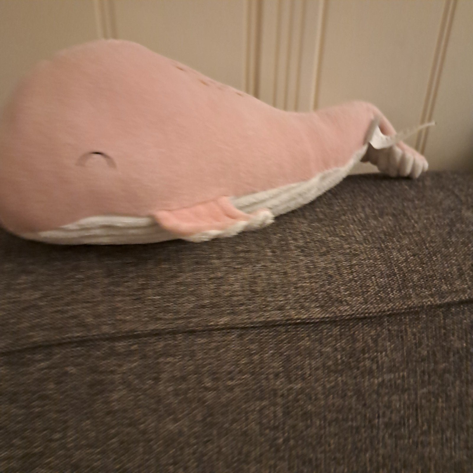 Little Dutch roze walvis knuffel - 37 cm, Gebruikt, Overige karakters, Little Dutch, Overige typen