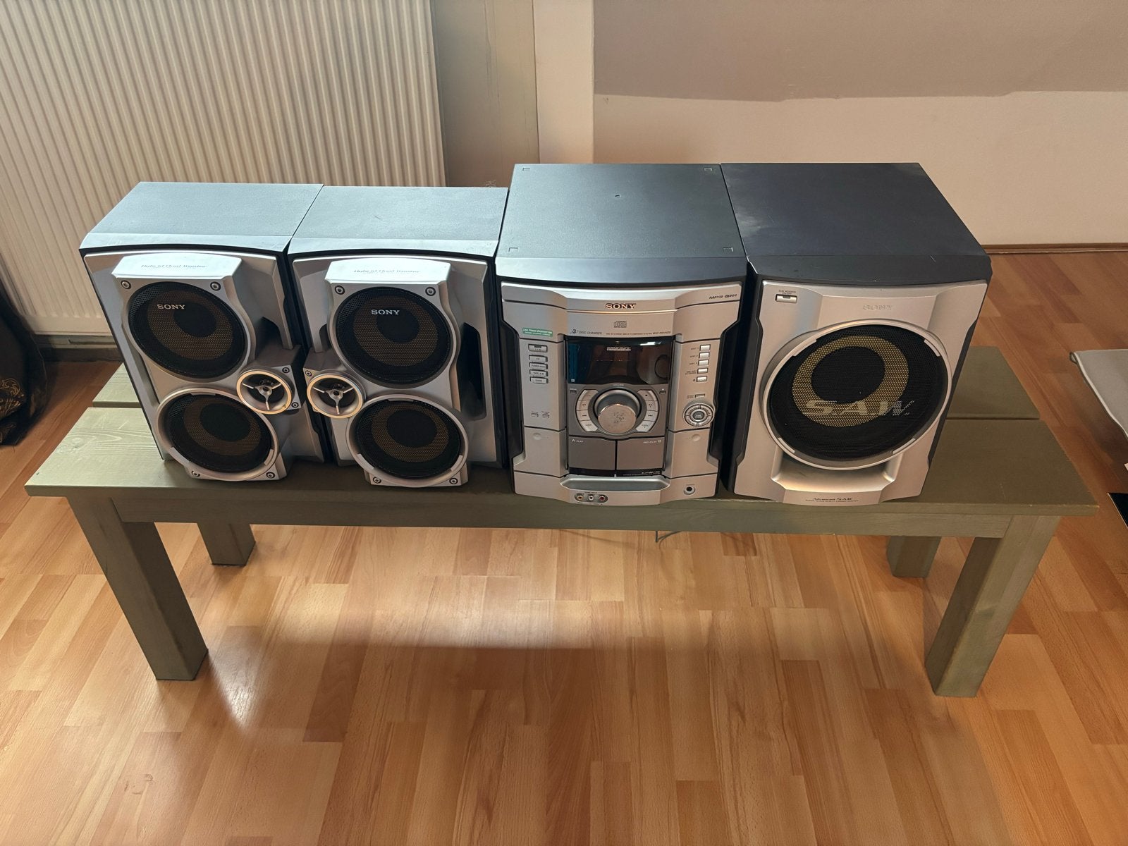 Sony MHC-RG440S Hifi-set met 3-disc CD-wisselaar en speakers, Ophalen, Gebruikt, Cassettedeck, Losse componenten