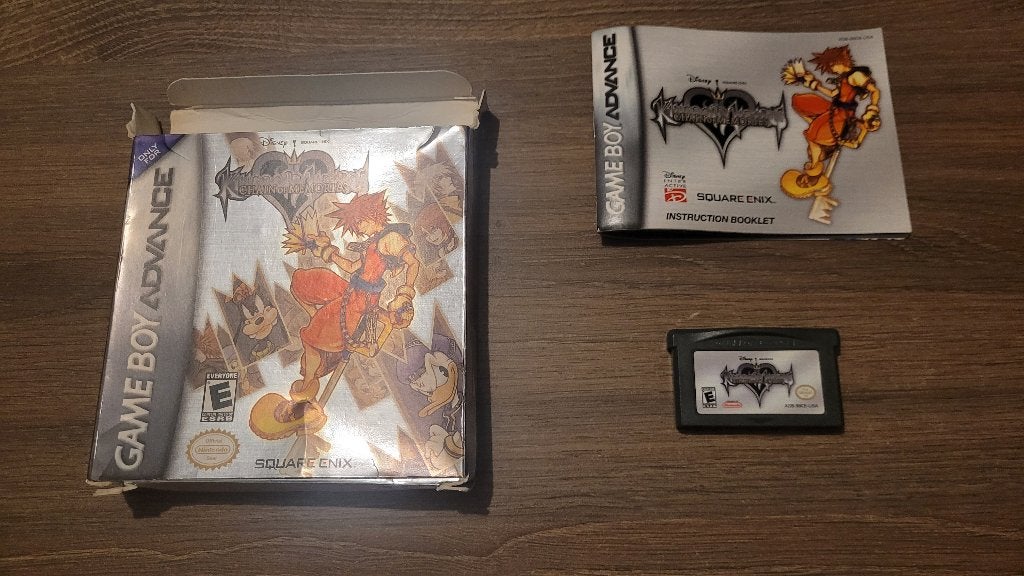 Kingdom Hearts Chain of Memories Game Boy Advance, Gebruikt, 1 speler, Ophalen of Verzenden, Role Playing Game (Rpg)