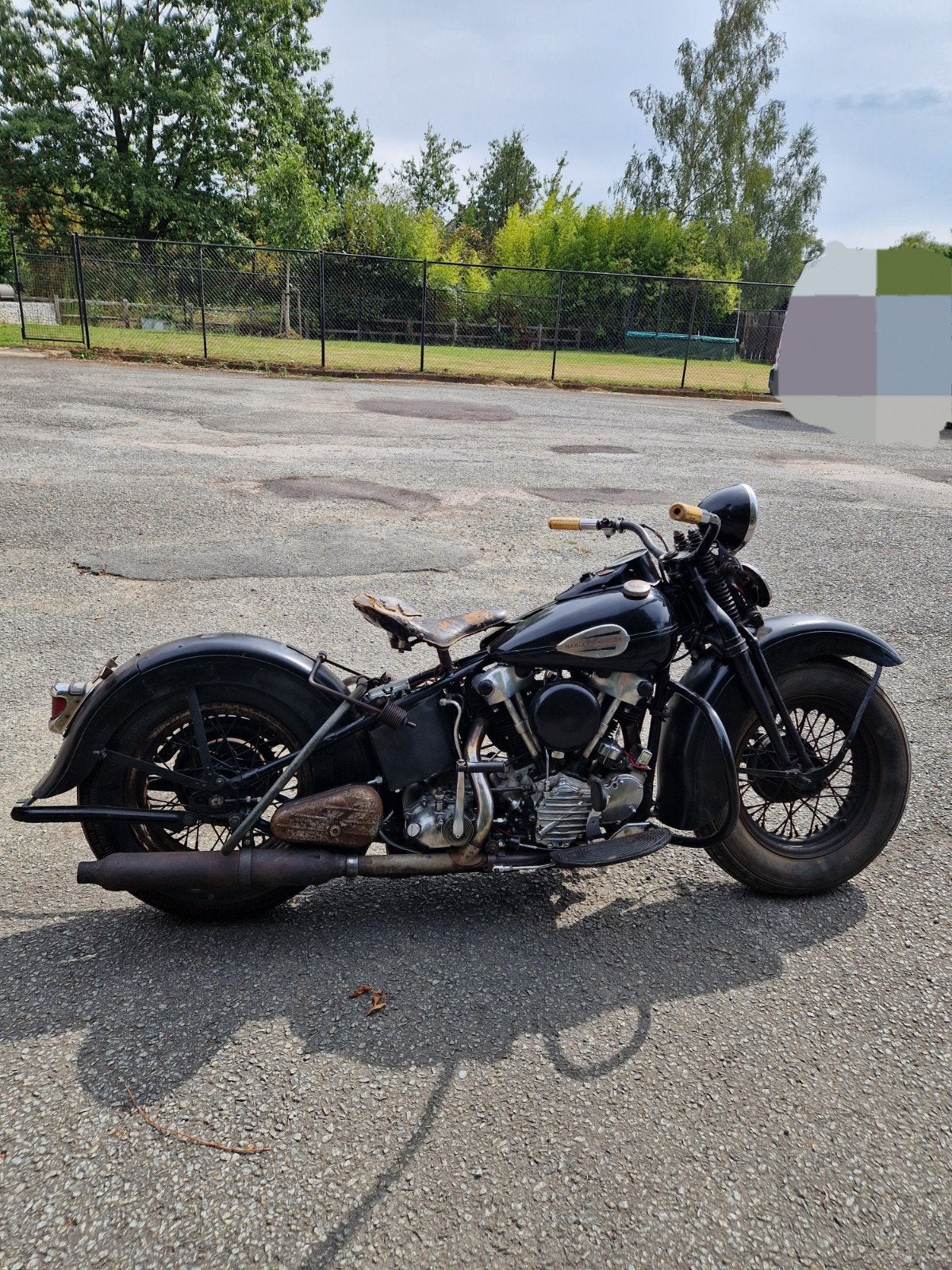 Harley Davidson Knucklehead FL 1200 uit 1946, Motoren, Particulier, 2 cilinders