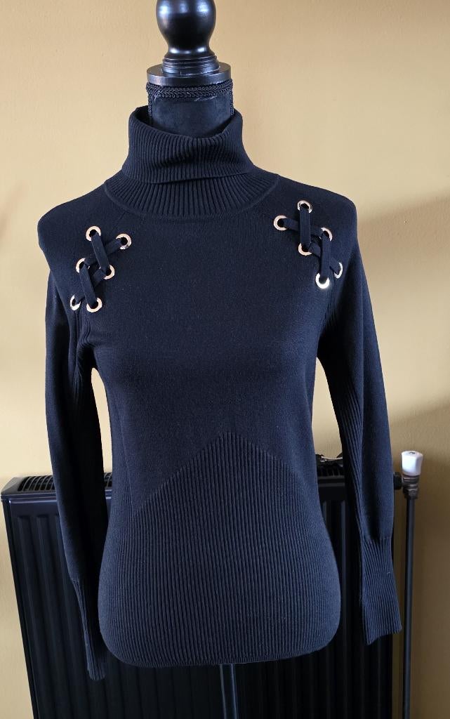 Damsel in a dress zwarte coltrui maat 36, Kleding | Dames, Zwart, Ophalen of Verzenden, Damsel in a Dress, Maat 36 (S)