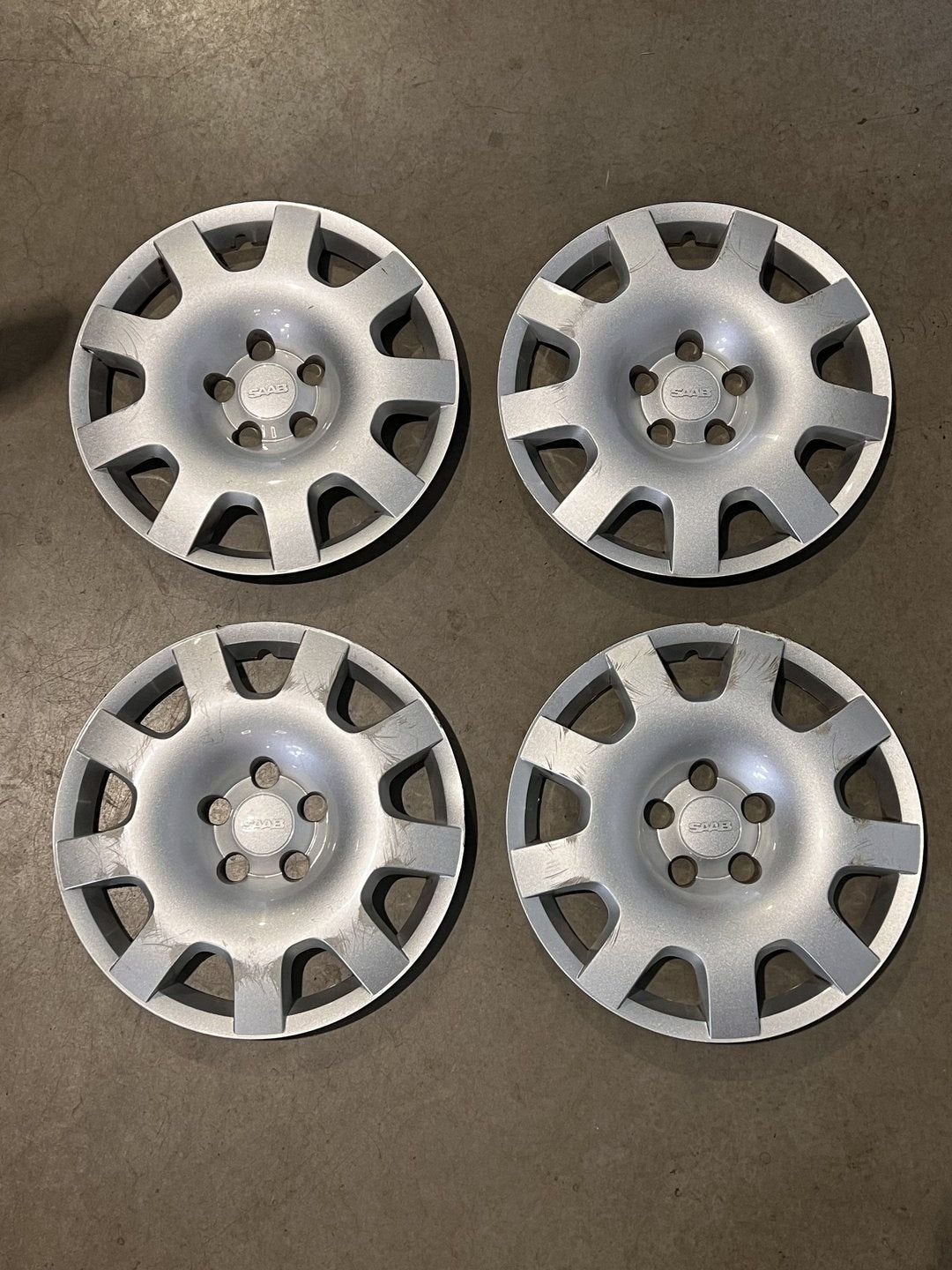 Wieldop Saab | set van 4 | 16 inch | 12768993, Gebruikt, -, -, Ophalen of Verzenden