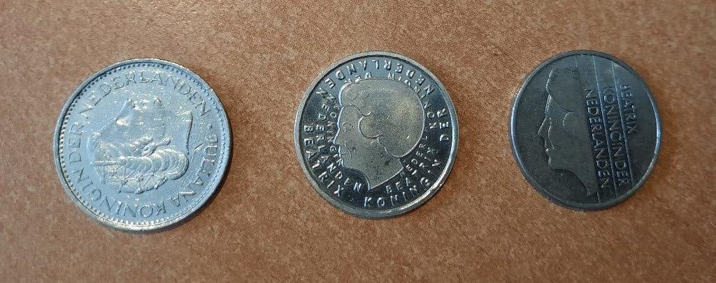 NS297 Guldens 3 verschillende , voor de liefhebber, Verzenden