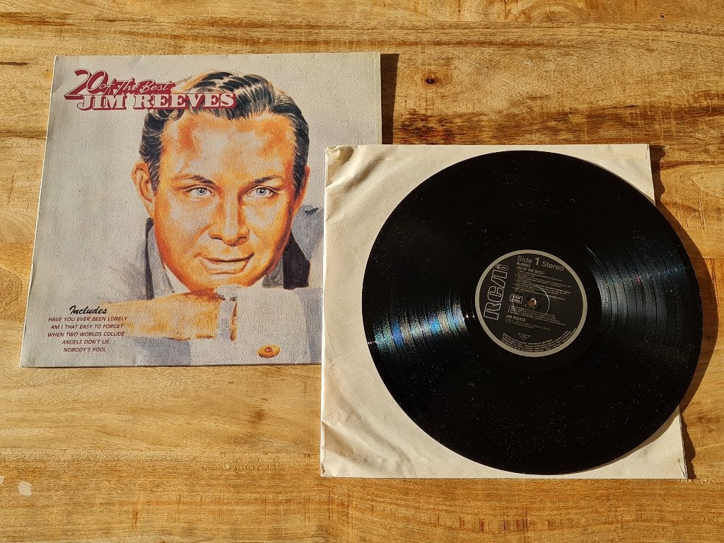 LP Jim Reeves – 20 Of The Best, LP, Ophalen of Verzenden, Zo goed als nieuw, 12 inch