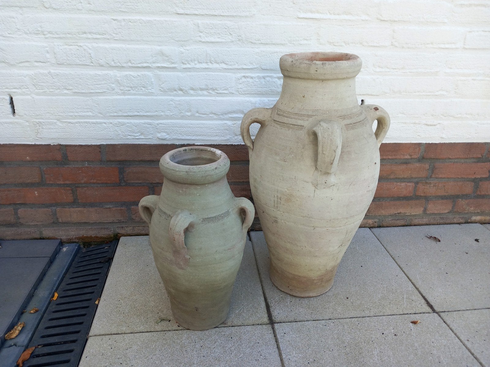 Set van 2 decoratieve stenen vazen, Ophalen