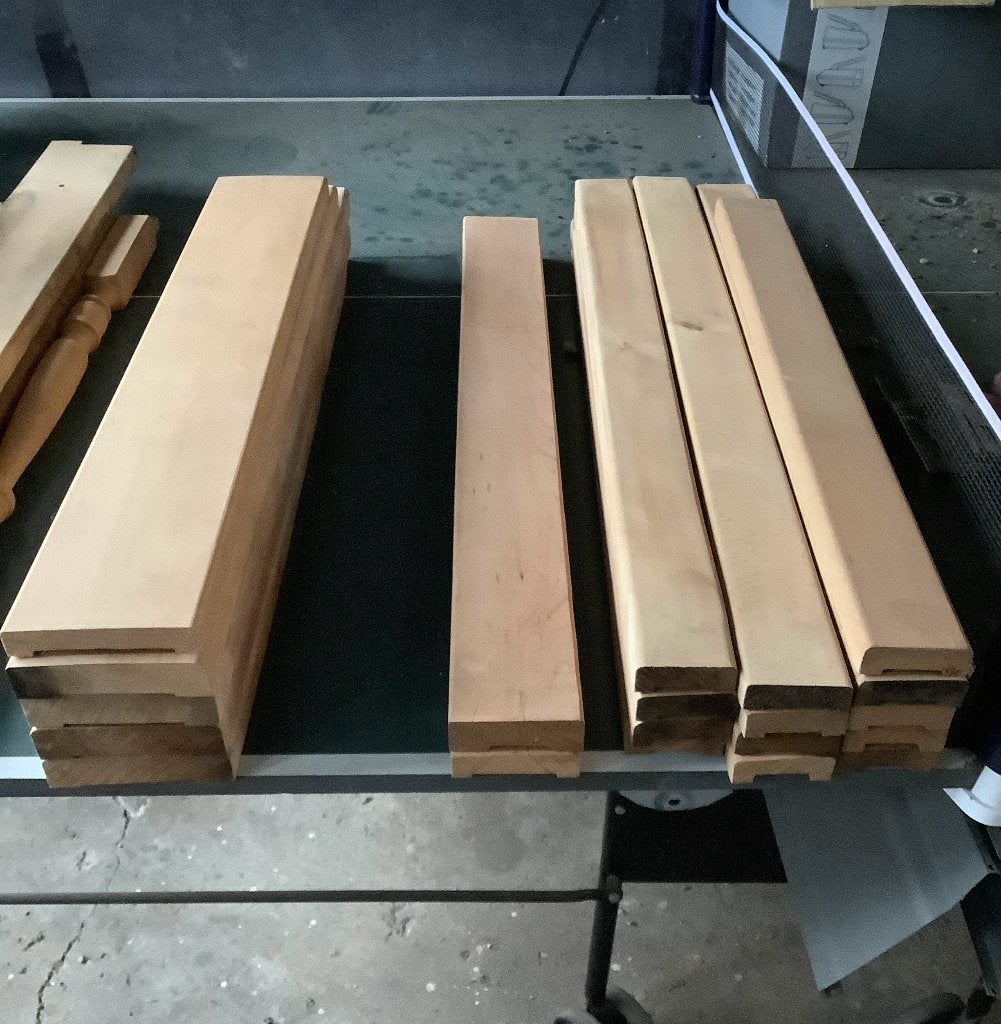 Te koop: Beuken stofdorpels, Doe-het-zelf en Verbouw, Hout en Planken, Ophalen, Minder dan 25 mm, Overige typen, Nieuw