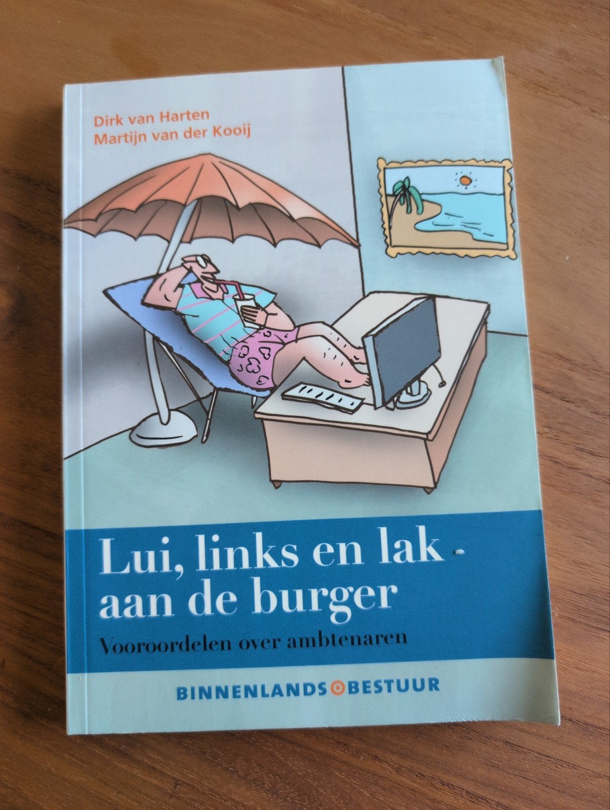 Lui, links en lak - Vooroordelen over ambtenaren, Ophalen of Verzenden, Gelezen, Dirk van Harten, Martijn van der Kooij, Nederland