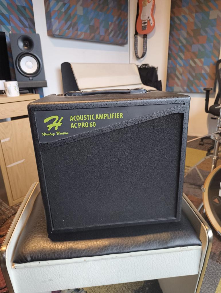 Harley Benton AC Pro 60 (akousitsch instrumenten versterker), Ophalen of Verzenden, Gebruikt, Gitaar, Minder dan 50 watt