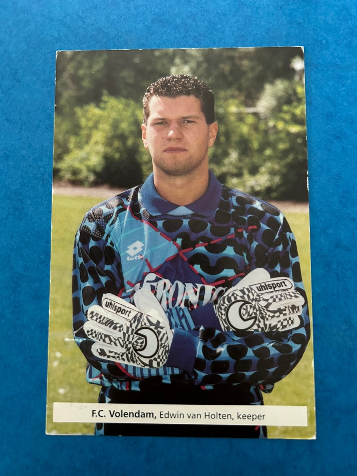 Edwin van Holten - F.C. Volendam - Spelerskaart, Verzenden, Zo goed als nieuw, Overige binnenlandse clubs, Spelerskaart