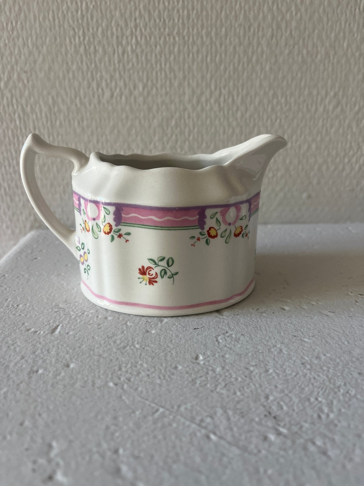 Vintage Laura Ashley Melkkannetje - Bloemenpatroon, Ophalen of Verzenden