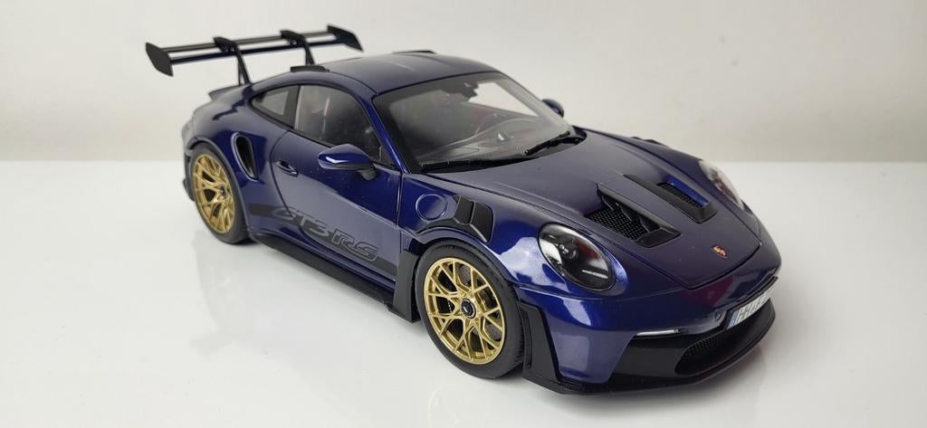 1/18 Norev Porsche 911 GT3 RS, Hobby en Vrije tijd, Modelauto's | 1:18, Ophalen of Verzenden, Zo goed als nieuw, Auto, Norev
