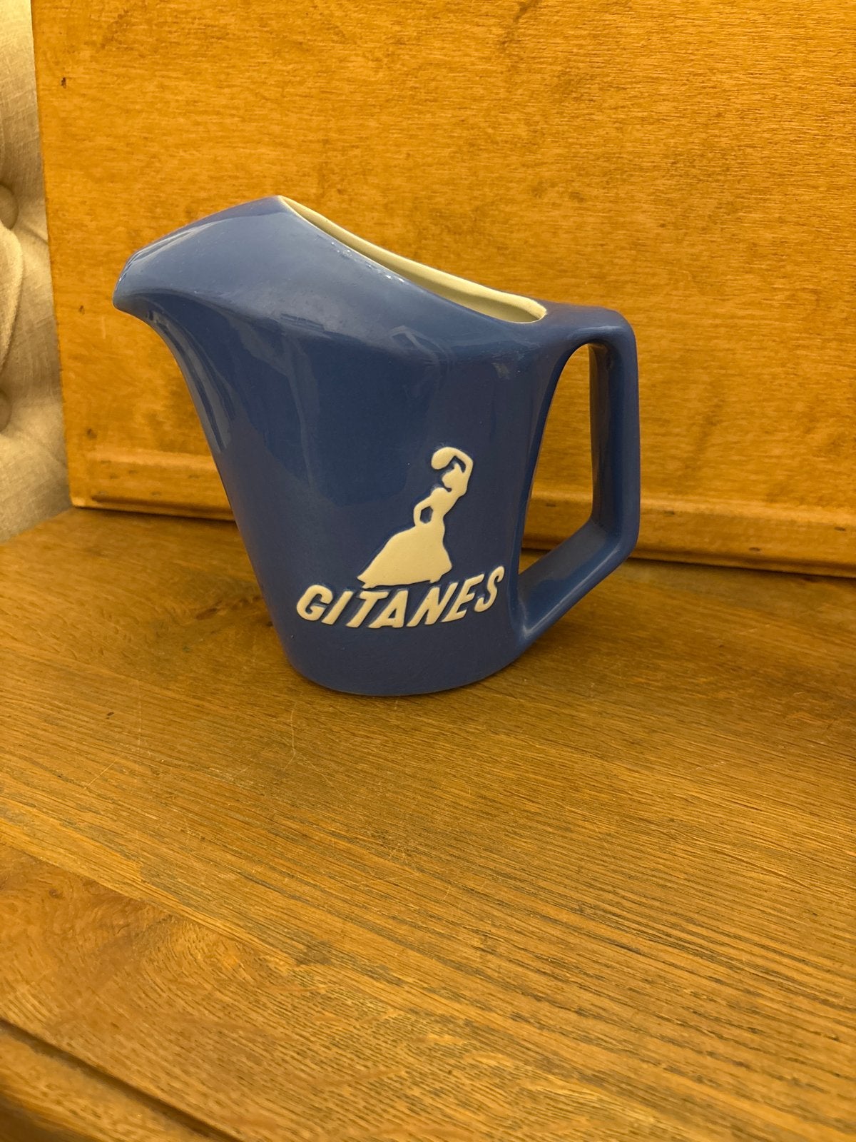 Vintage Gitanes kan/schenkkan - Kobaltblauw, Ophalen of Verzenden