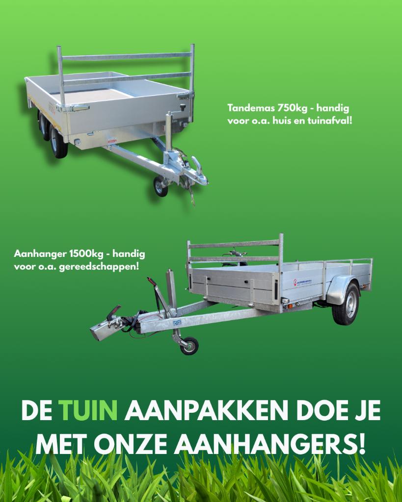 Diverse aanhangers te huur!, Aanhangwagen