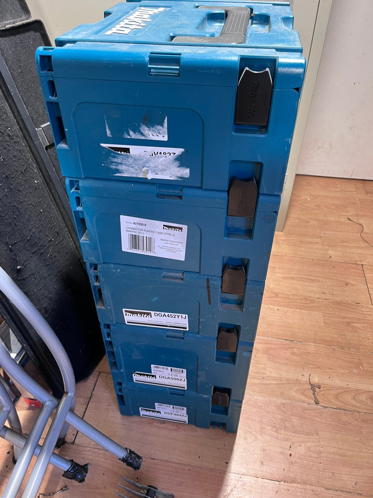 Makita M box systainer 5 stuks, Ophalen, Zo goed als nieuw