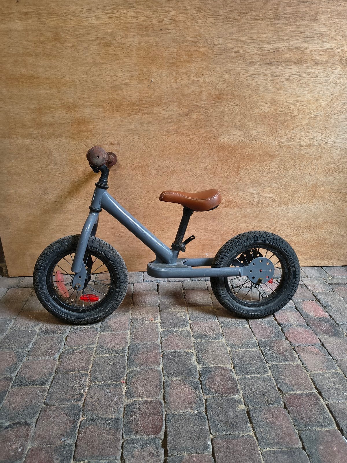 trybike steel 2-in 1 loopfiets grey, Ophalen, Gebruikt, Minder dan 16 inch