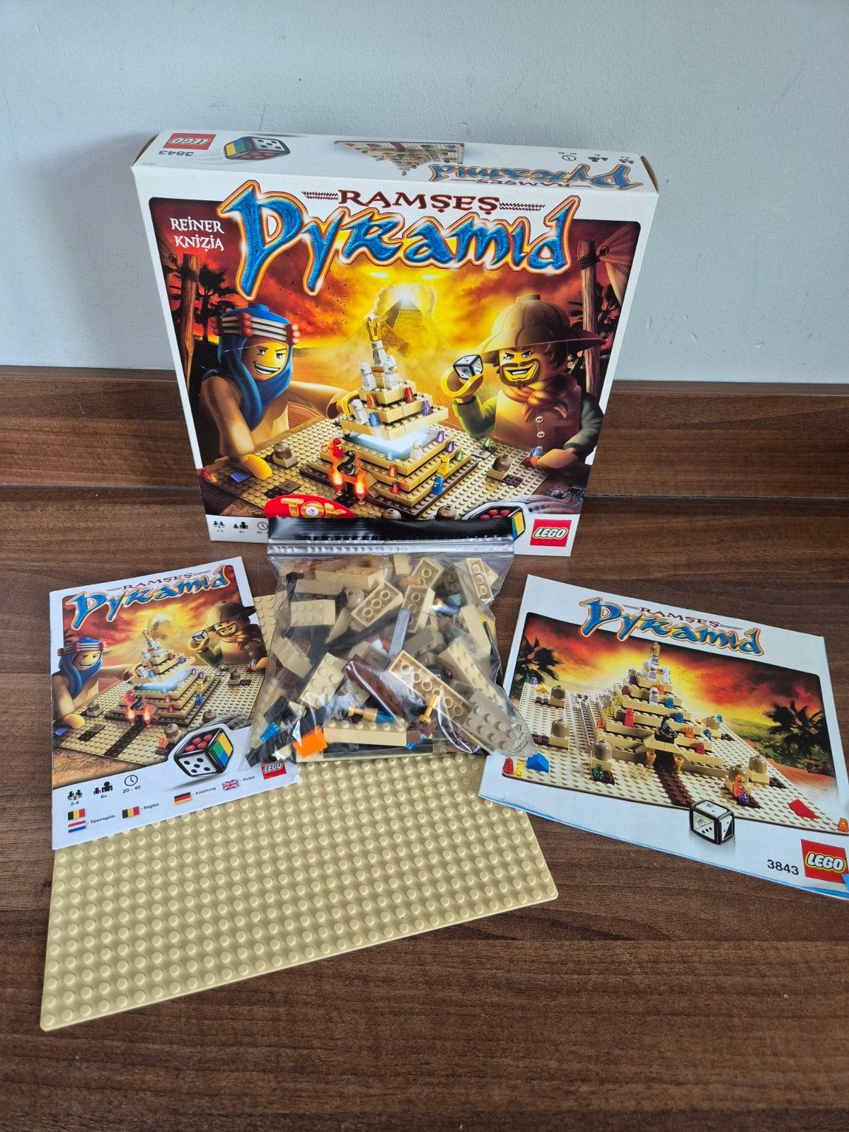 LEGO Ramses Pyramid bordspel - Compleet en in goede staat, Ophalen of Verzenden, Zo goed als nieuw, LEGO