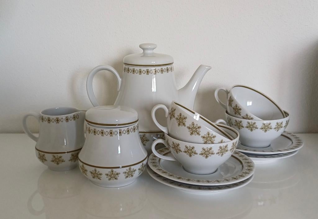 Brocante theeservies Mosa Maastricht 1967, Ophalen of Verzenden
