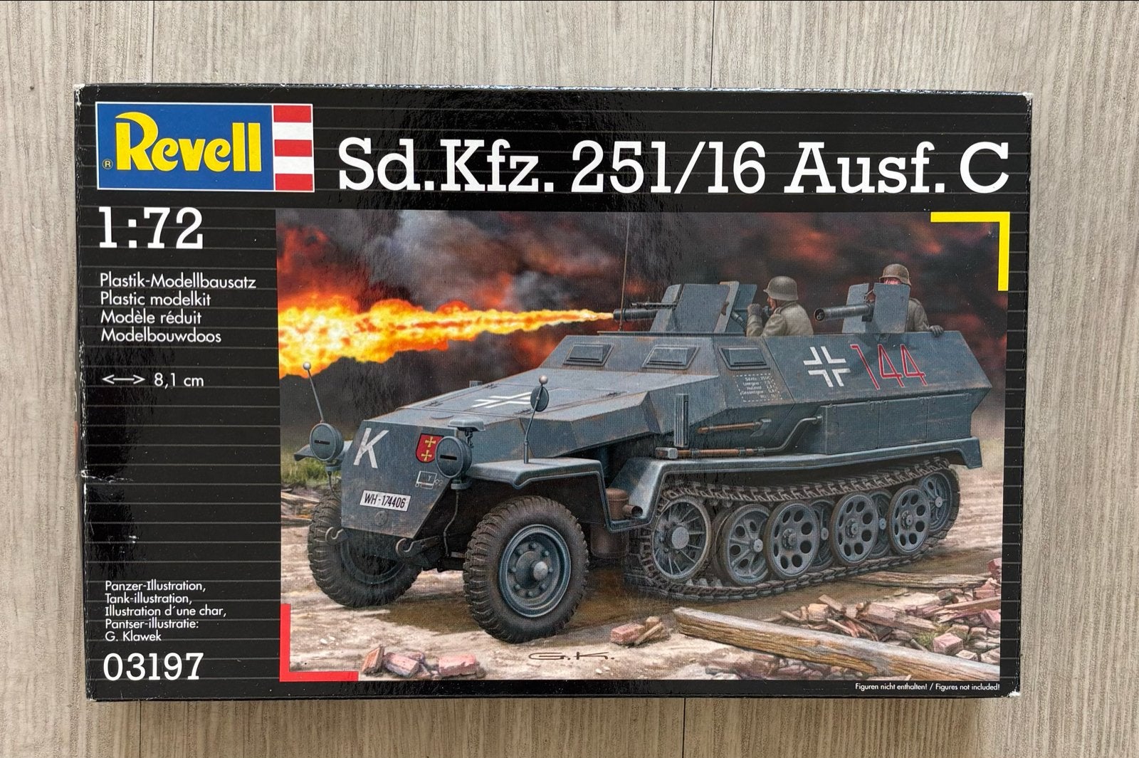 Revell Sd.Kfz. 251/16 Ausf. C - Modelbouwkit 1:72, Revell, Nieuw, Ophalen of Verzenden, Tank