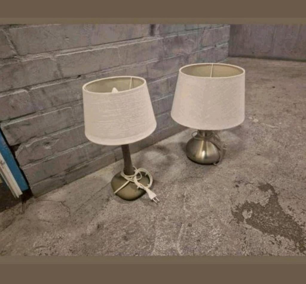 2x Kwaliteits tafel lampen, Ophalen of Verzenden
