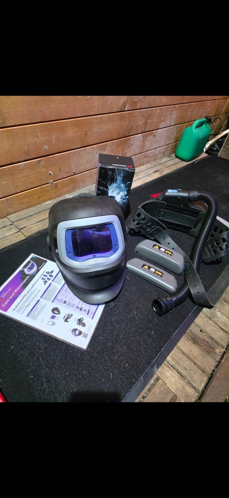 3M Speedglas 9100FX Air lashelm met Adflo PAPR, Lasfilter, Ophalen of Verzenden, Zo goed als nieuw
