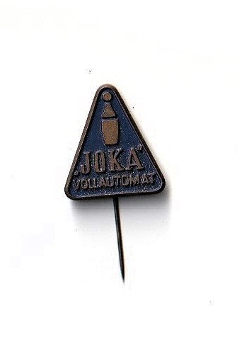 profielblikken duitse bowling / kegel speld Joka Vollautomat, Verzamelen, Speldjes, Pins en Buttons, Ophalen of Verzenden, Overige onderwerpen