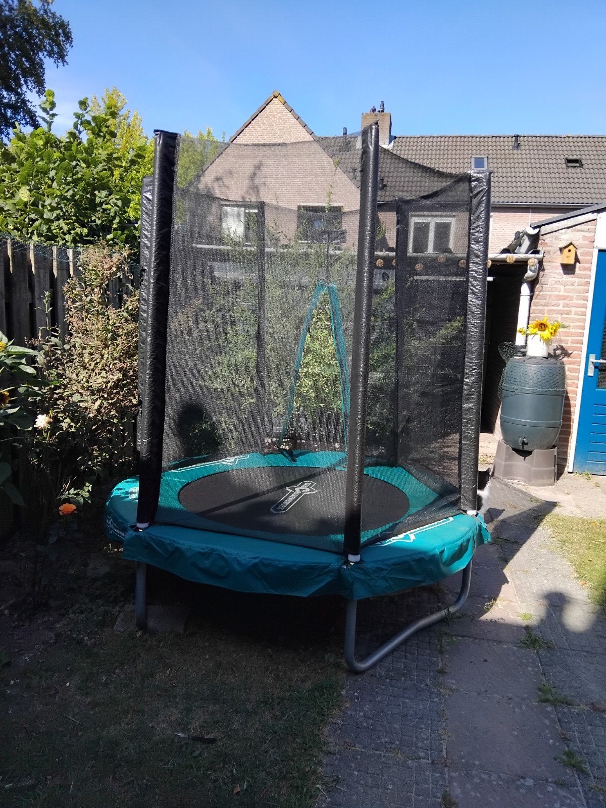 Trampoline 1,80m zo goed als nieuw, Ophalen, Zo goed als nieuw