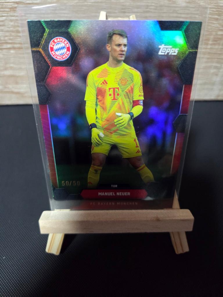 Topps Manuel Neuer Kaart 50/50 - Perfecte Conditie, Verzamelen, Ophalen of Verzenden