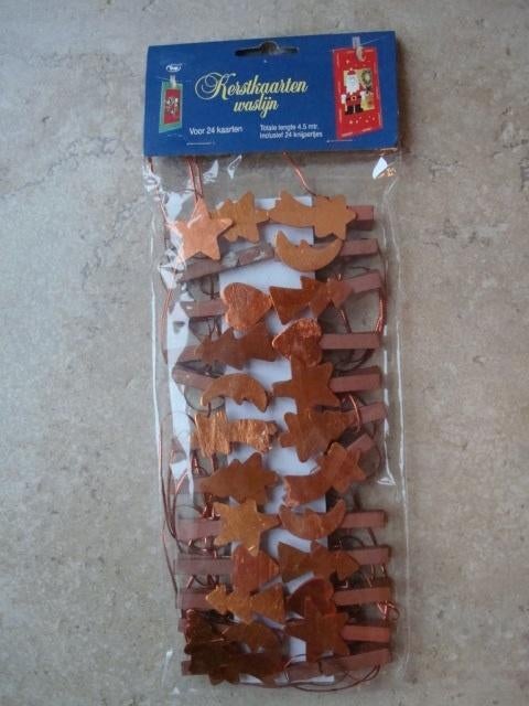 Kertskaarten/Kaarten Waslijn "Oranje" Nieuw in Verpakking, Diversen, Kerst, Ophalen of Verzenden, Nieuw