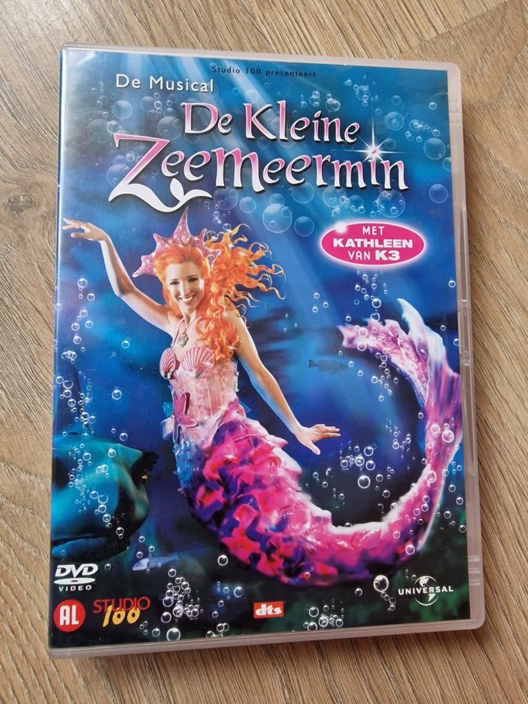 De Kleine Zeemeermin De Musical DVD met Kathleen van K3, Gebruikt, Alle leeftijden, Overige genres, Ophalen of Verzenden