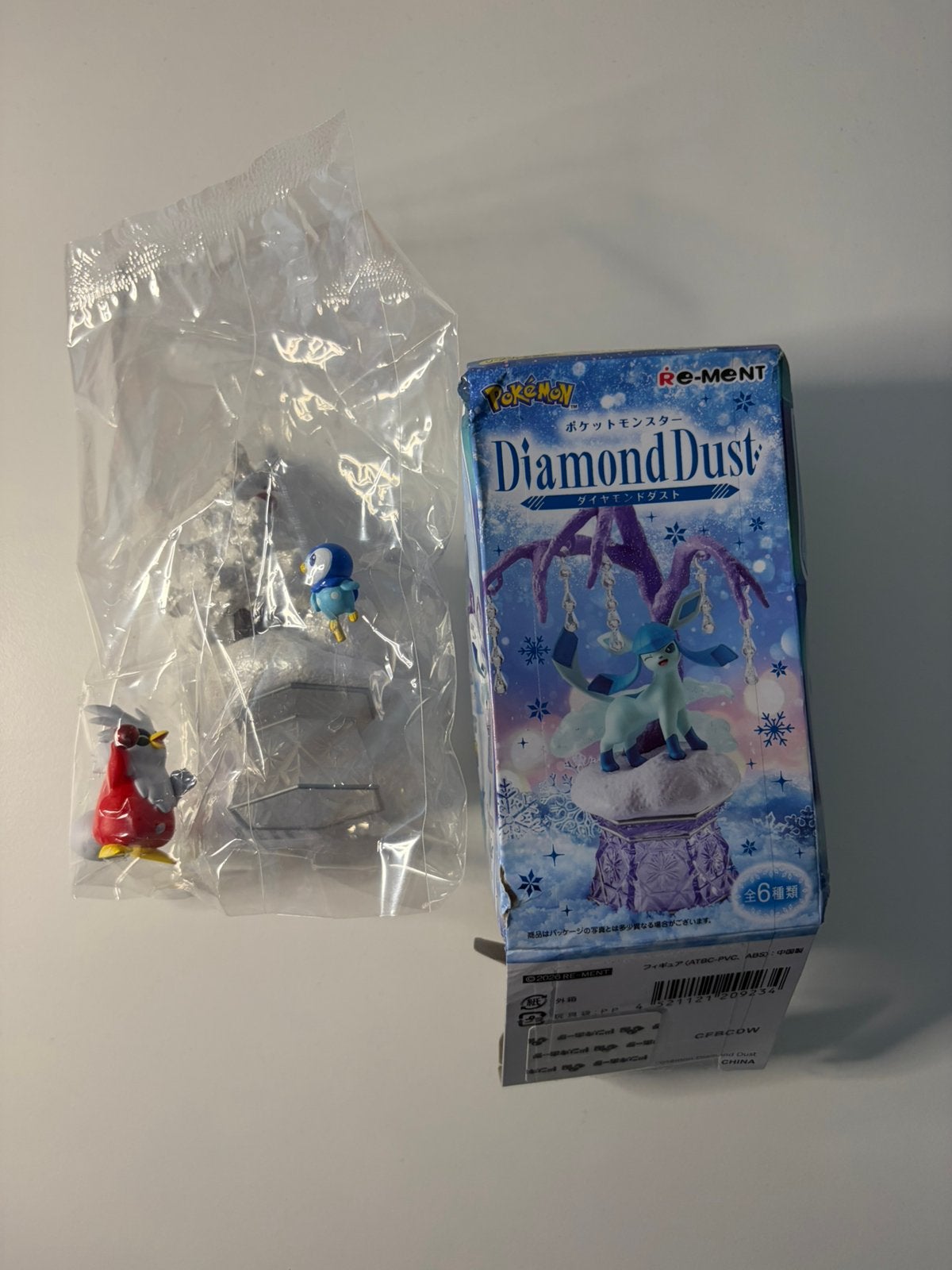 Piplup & Delibird Pokemon Center Re-Ment Diamond dust, Ophalen of Verzenden, Zo goed als nieuw